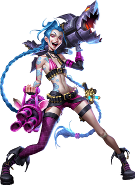 Jinx artwork lol